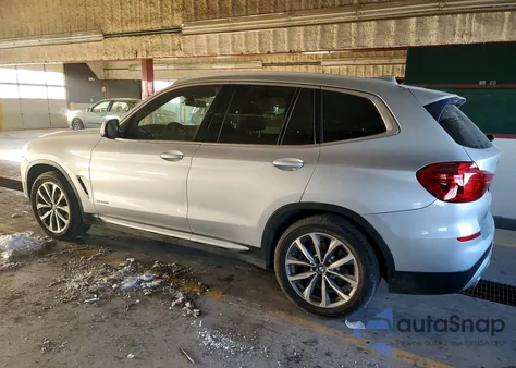 2018 BMW X3 xDrive30I z USA, uszkodzony, nr VIN 5UXTR9C55JLD57478
